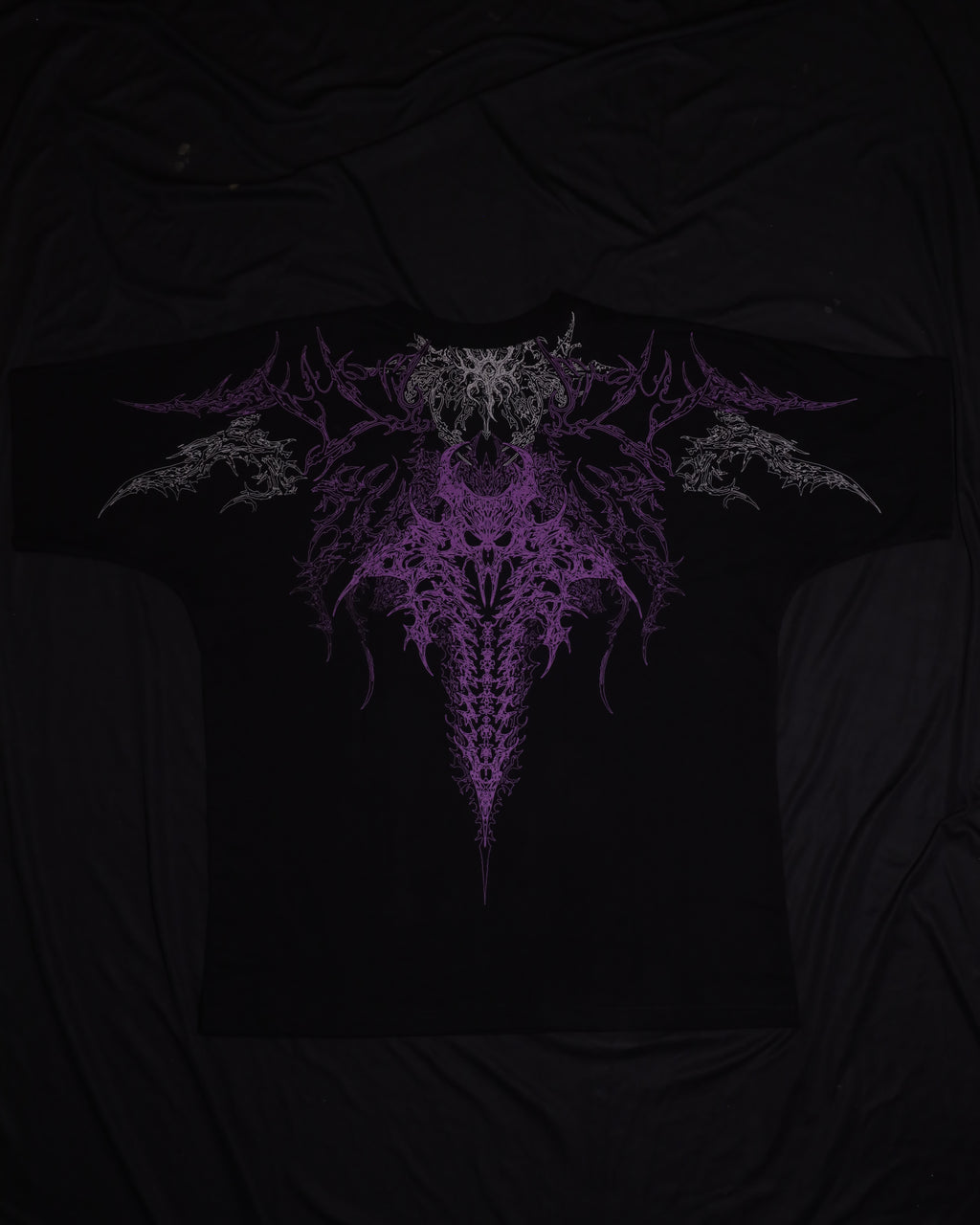 After-Light Oversized T-Shirt. [VIOLET ASH]