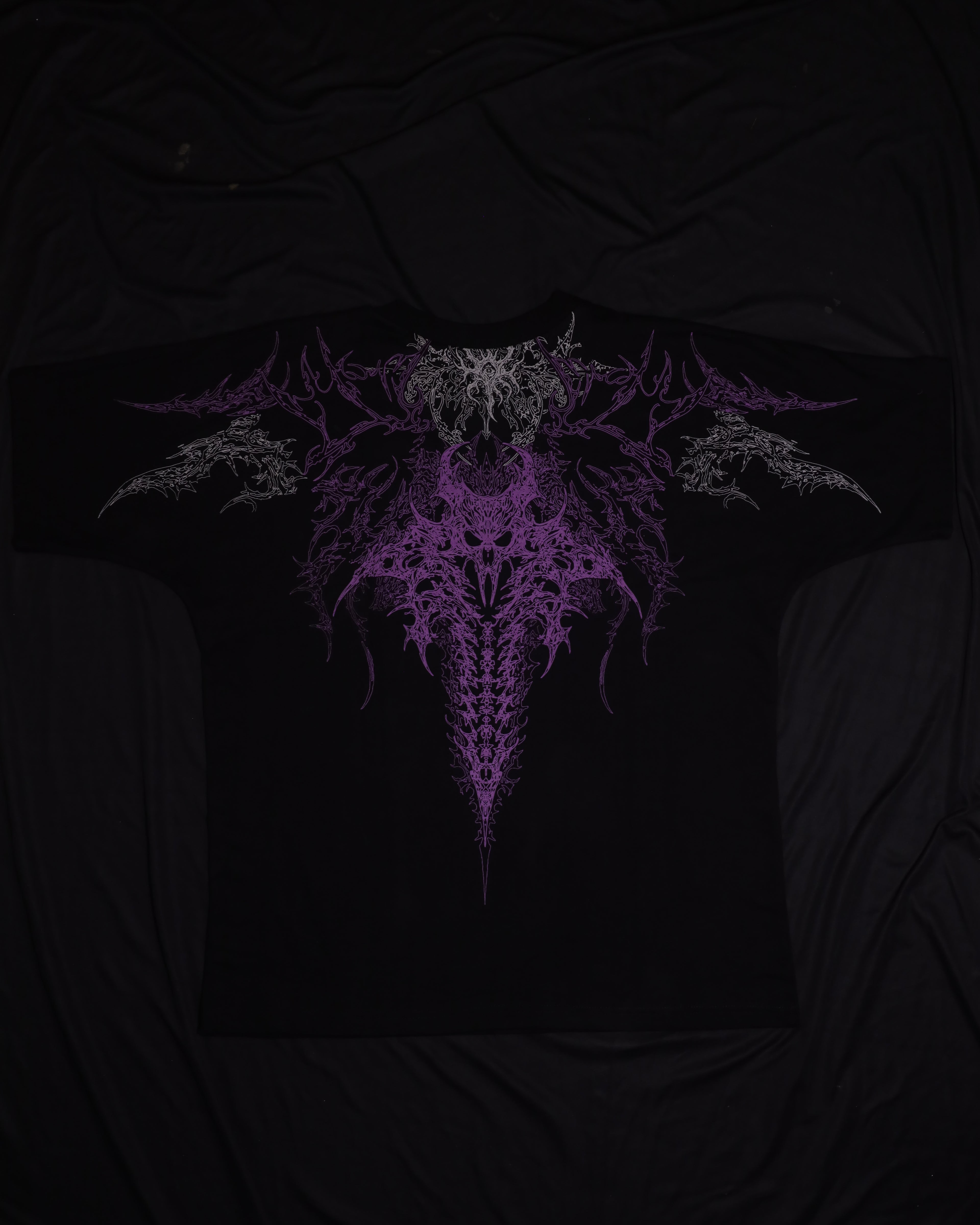 After-Light Oversized T-Shirt. [VIOLET ASH]