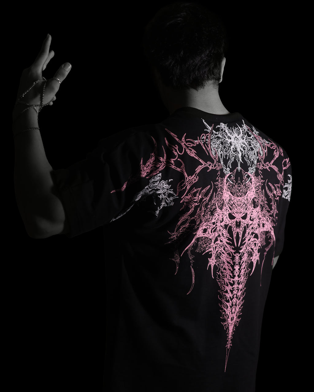 After-Light Oversized T-Shirt. [HEAVENLY PINK]