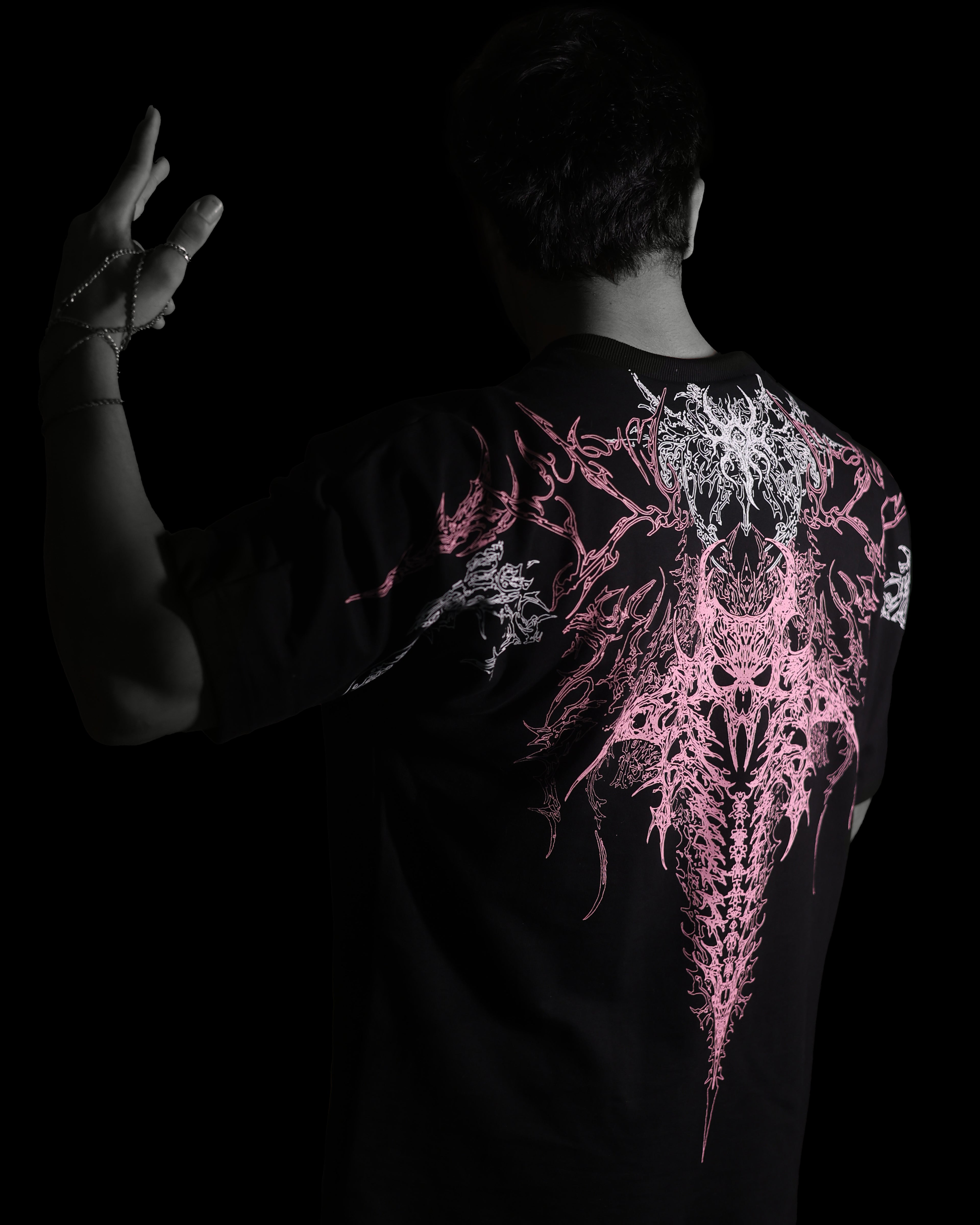 After-Light Oversized T-Shirt. [HEAVENLY PINK]