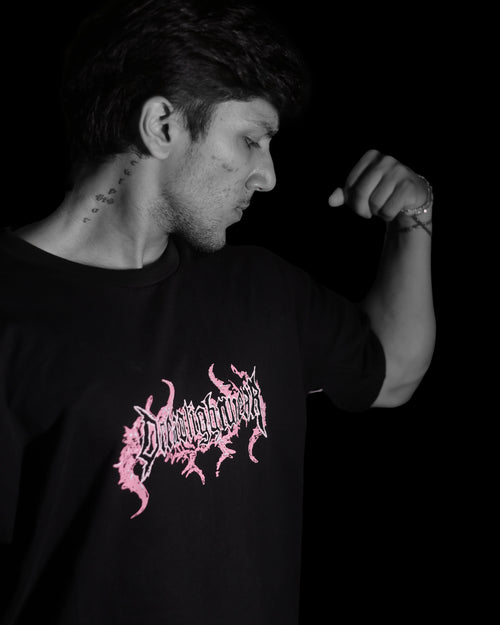 After-Light Oversized T-Shirt. [Heavenly Pink]