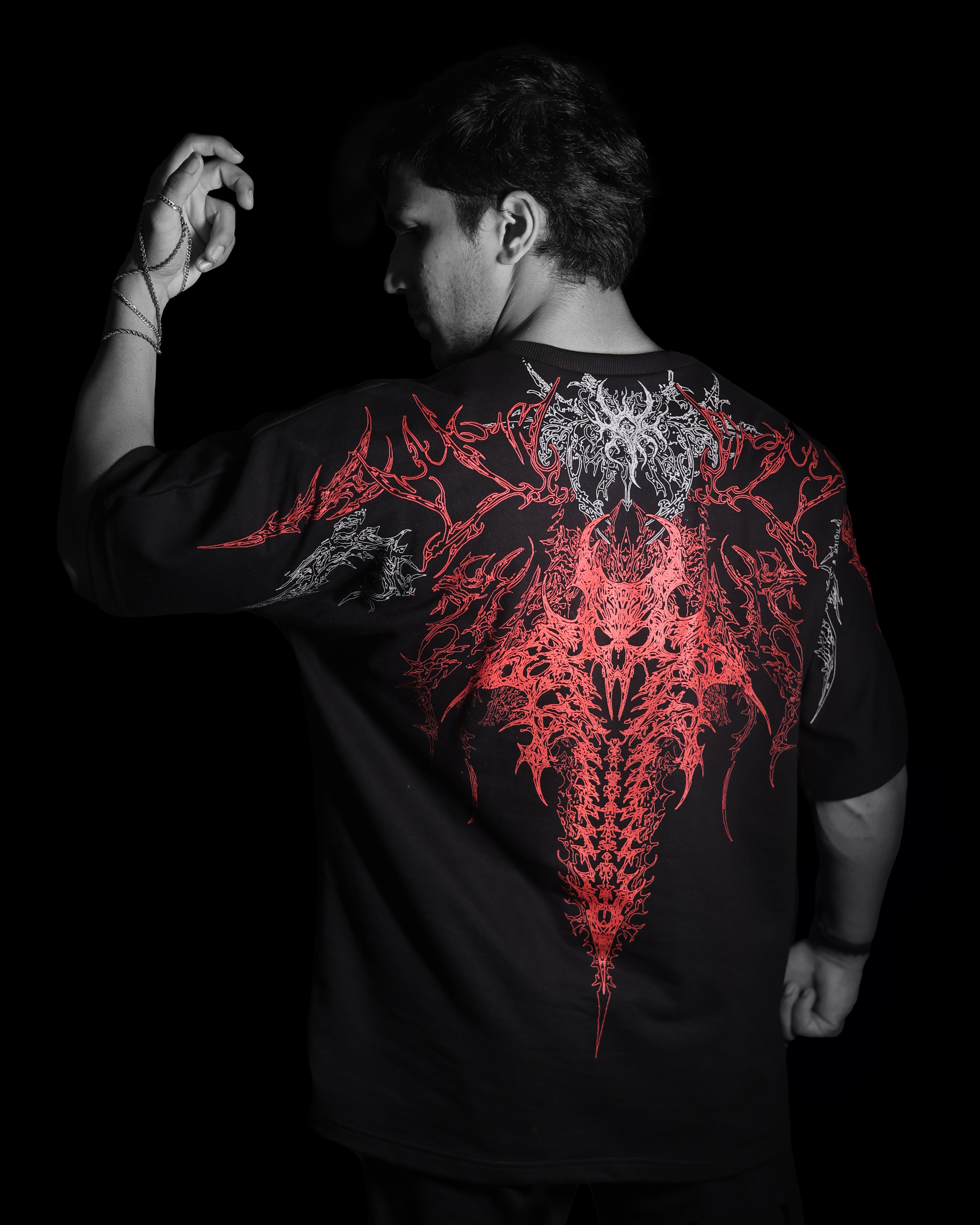 After-Light Oversized T-Shirt. [RAGE]