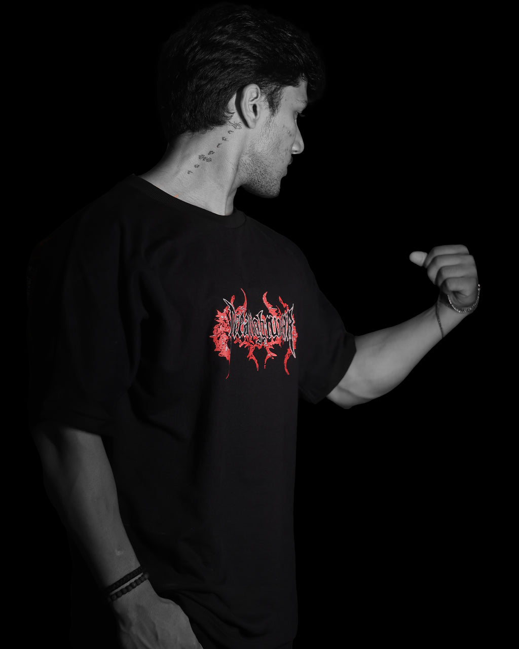 After-Light Oversized T-Shirt. [RAGE]