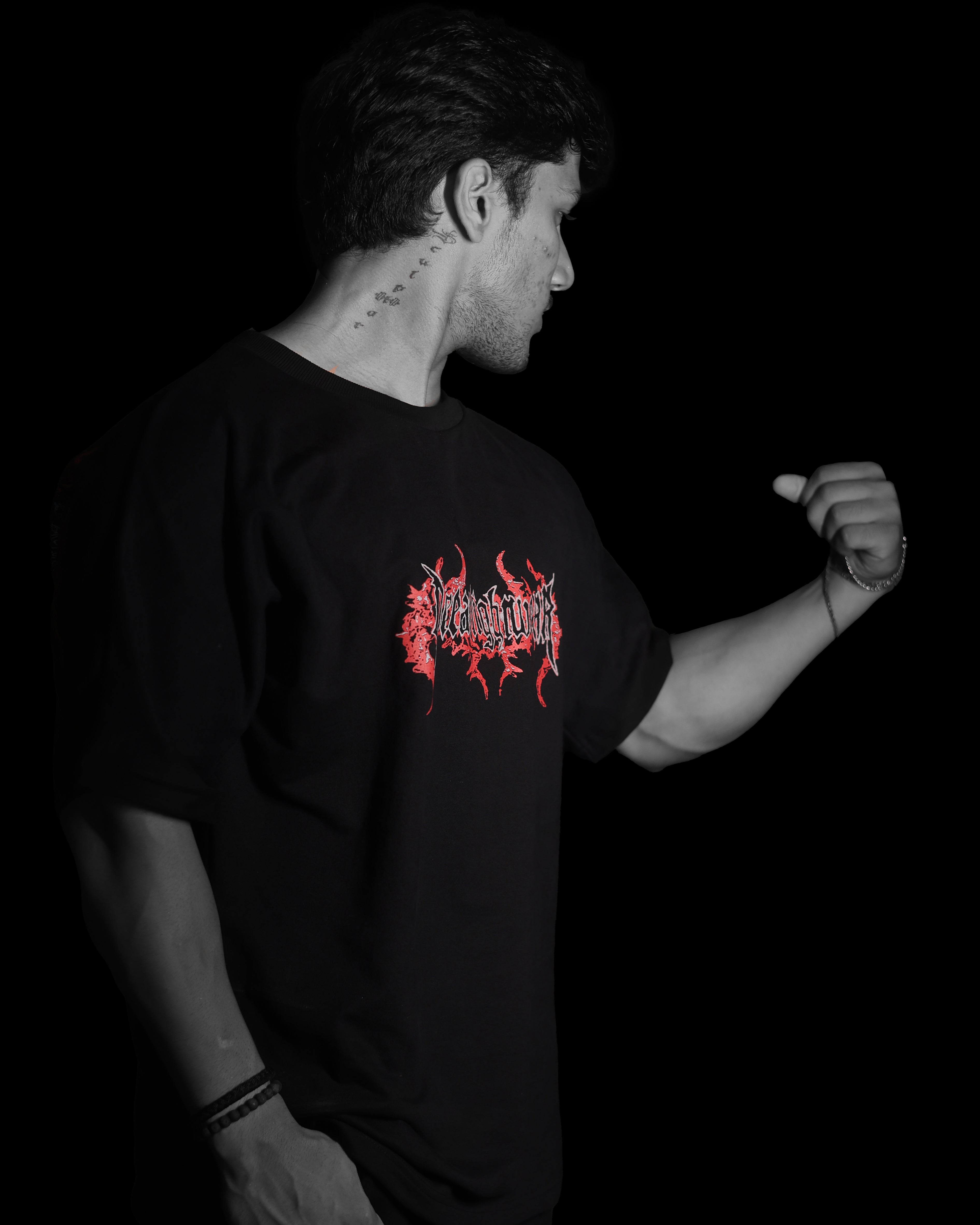 After-Light Oversized T-Shirt. [RAGE]