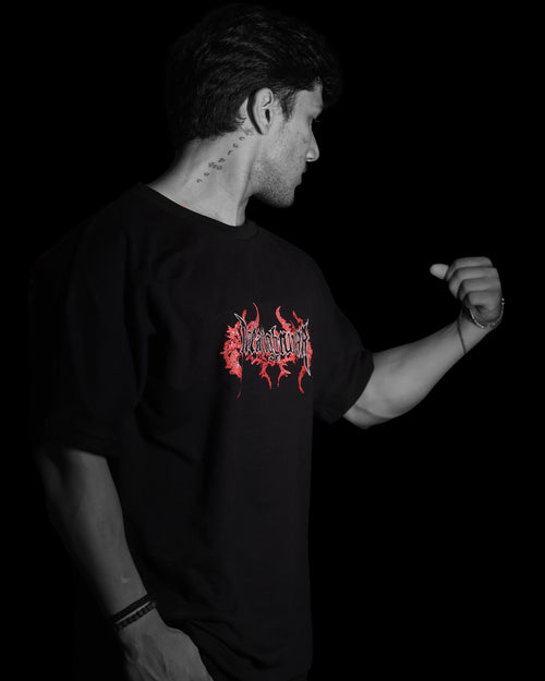 After-Light Oversized T-Shirt. [Rage]