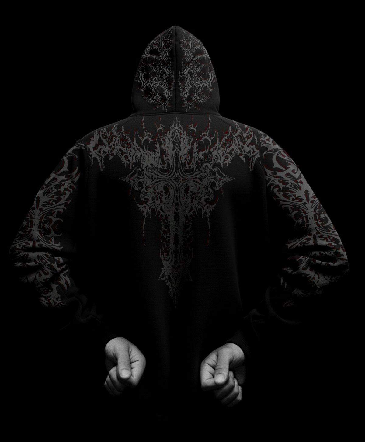 {Pre-Order}Eclipse-Borne Hoodie[Crimson]