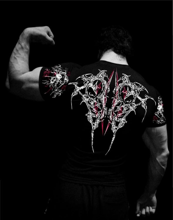 {Pre-Order}Eclipse-Borne Compression T-Shirt. [Crimson]