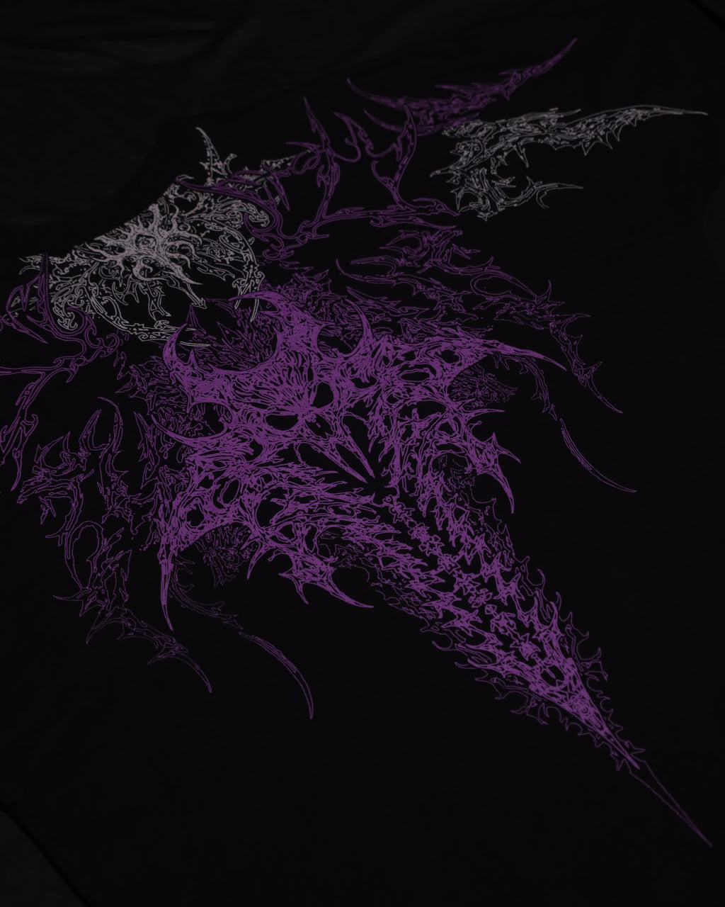 After-Light Oversized T-Shirt. [VIOLET ASH]