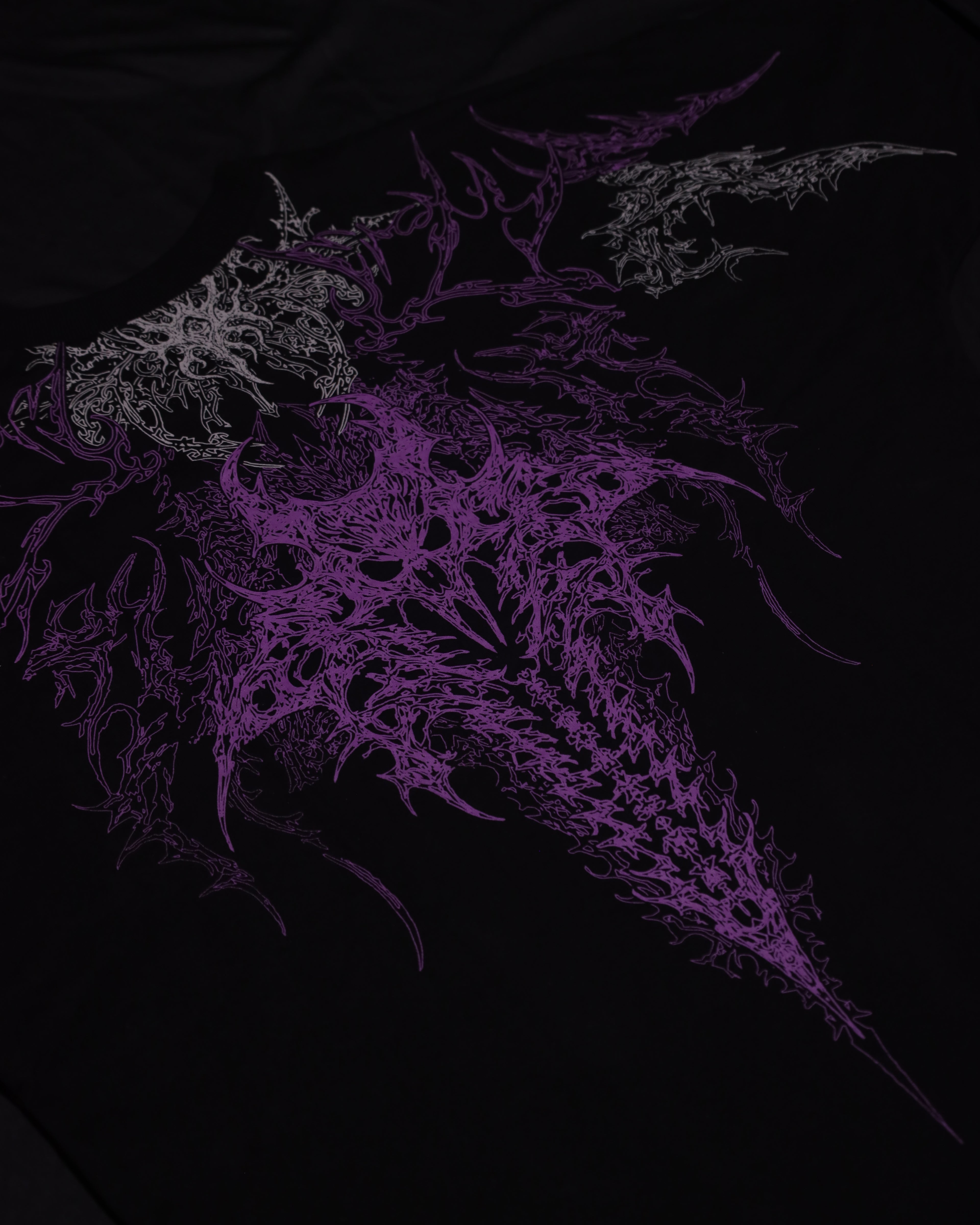 After-Light Oversized T-Shirt. [VIOLET ASH]